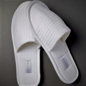 SPA Frette Hotel Collezioni luxury white slippers